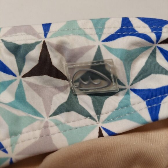 Melika Womens Bikini Set Size M Blue RACERBACK Beach Pool Vacation high cut blue - Picture 15 of 15